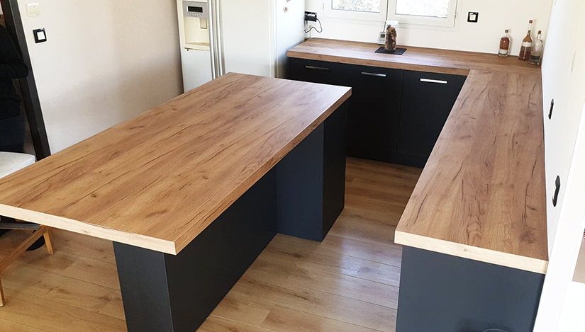 Cuisine gris anthracite